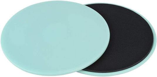Fitness sliders 2 stuks voor full-body en core training lichtgroen – gliding discs – buiktrainer