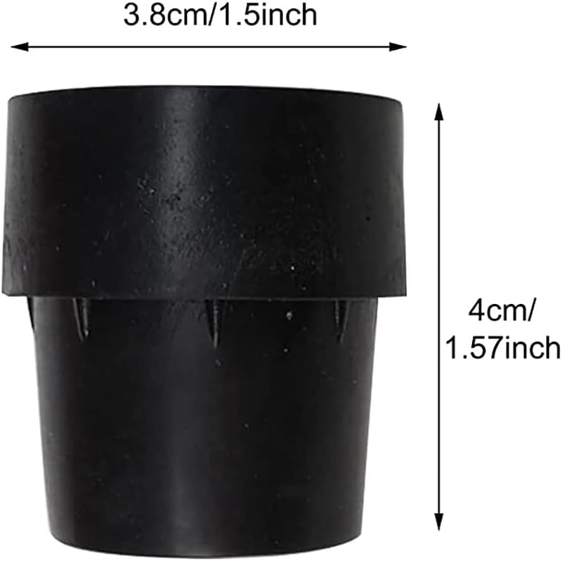 Laad afbeelding in Galerijviewer, Trampoline pootdoppen 10 stuks voor 25 mm poten van antislip rubber – voetdoppen – trampoline accessoires
