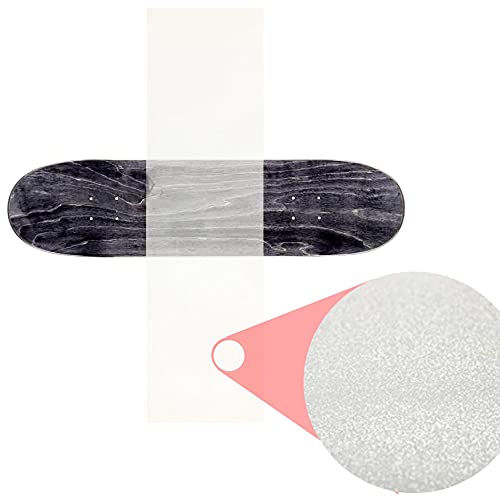 Laden Sie das Bild in Galerie -Viewer, Transparante skateboard griptape 126 x 26 cm waterdicht – antislip longboard grip tape – skate accessoires
