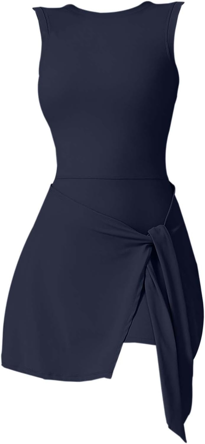 Load image into Gallery viewer, Dames sportjurk met bandjes en open rug voor tennis en fitness – tennisjurk – sportjurk
