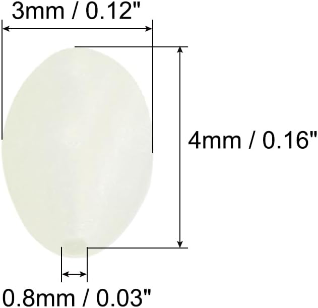 Chargez l'image dans la visionneuse de la galerie, Lichtgevende viskralen 100 stuks 8 x 6 mm met opbergdoos – glow beads – visaccessoires
