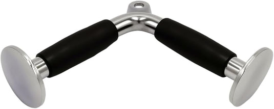 V-bar triceps handgreep met draaibare aansluiting en rubberen grip – kabelgreep – fitness accessoire