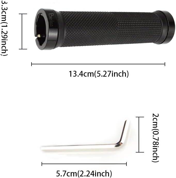 Load image into Gallery viewer, Fietshandvatten set 22 mm zwart antislip
