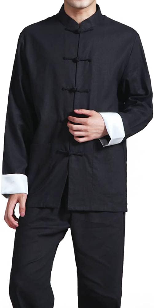 Laden Sie das Bild in Galerie -Viewer, Kungfu uniform met lange mouw en broek
