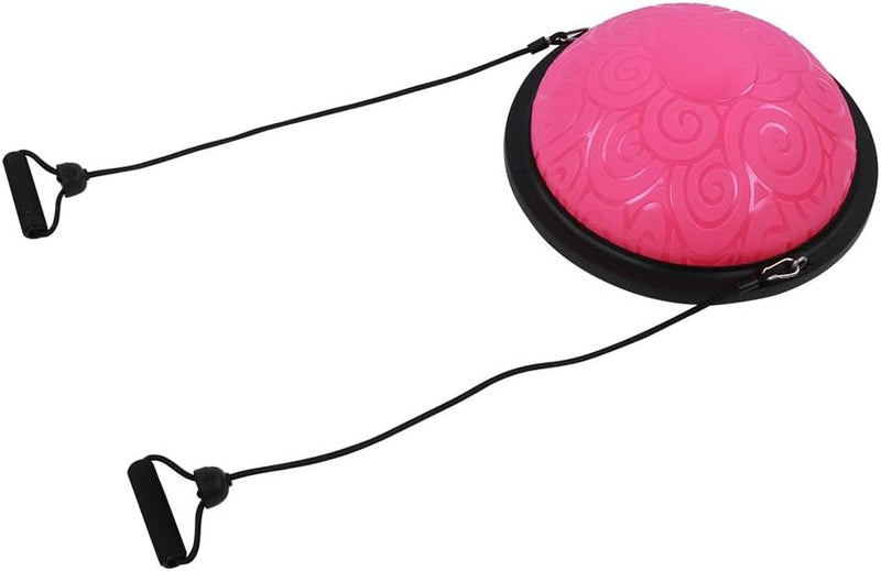 Laden Sie das Bild in Galerie -Viewer, Balanstrainer 46 cm met weerstandsbanden – antislip halve bal – core training – evenwichtstraining
