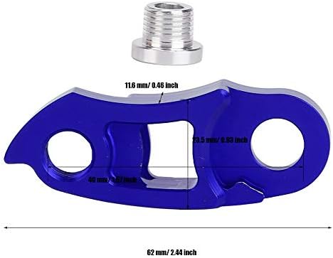Extension de dérailleur arrière en aluminium CNC pour VTT et vélo de course – extension de dérailleur – transmission de vélo