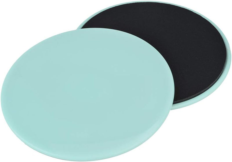 Laad afbeelding in Galerijviewer, Fitness sliders 2 stuks voor full-body en core training lichtgroen – gliding discs – buiktrainer

