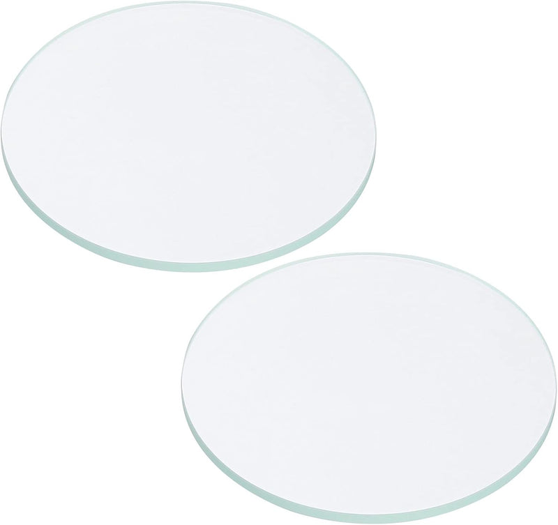 Load image into Gallery viewer, Zaklamp glazen lenzen 50 x 2 mm 2 stuks transparant – gehard glas – LED zaklamp onderdelen
