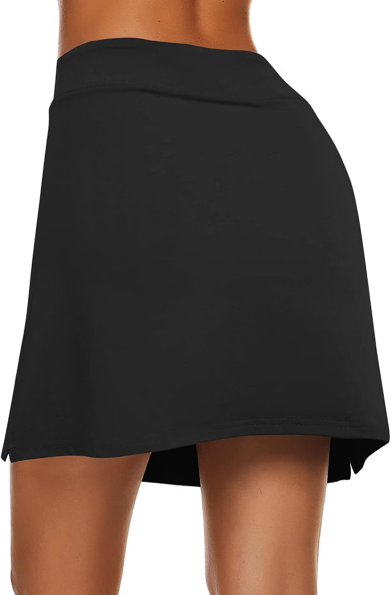 Load image into Gallery viewer, MAXMODA Sportrok voor dames, tennis, hockey/golf, sportbroek, rok/skort en hoofdtelefoonaansluiting, rekbaar, winddicht, met veel kleuren
