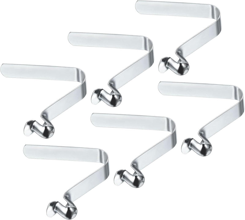 Laden Sie das Bild in Galerie -Viewer, Veerklemmen voor telescopische buizen 9x8 mm (6 stuks) - Kajak peddel borgpennen - Tentpaal borgclips staal
