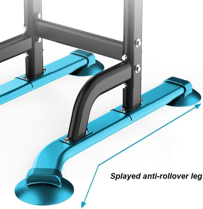 Laad afbeelding in Galerijviewer, SogesHome optrekstang krachttoren trainingsapparatuur voor thuisgymnastiek dipstation in verstelbare hoogte dipstatieven bar training lichaamstraining, NSD-PSBB005-01
