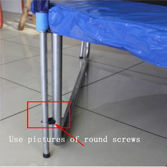 Trampoline schroeven 10 stuks met kunststof bevestiging – bevestigingsbouten – trampoline accessoires