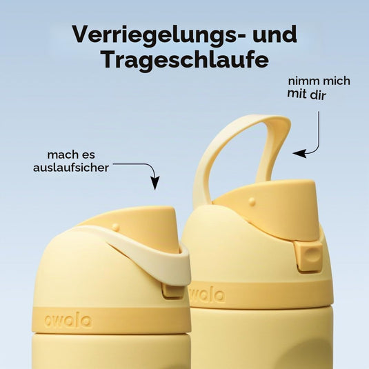 Geïsoleerde RVS drinkfles 710 ml met rietje en lekvrije dop – waterfles – thermosfles