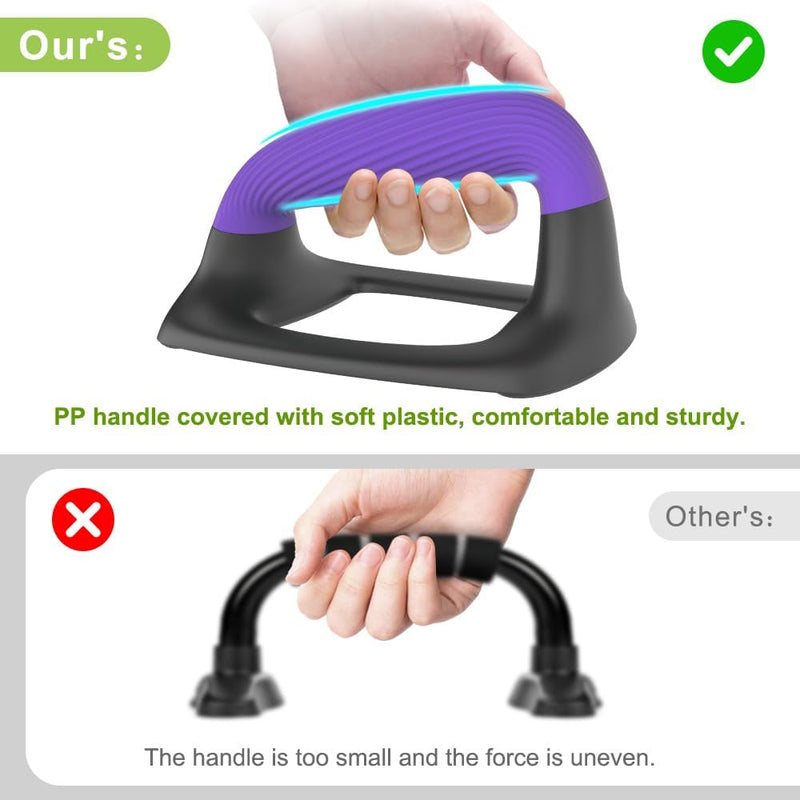 Load image into Gallery viewer, Push-up bars met ergonomische zachte handgrepen en antislip basis – opdruksteunen – krachttraining
