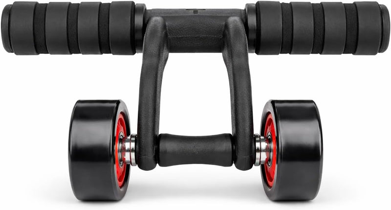 Laad afbeelding in Galerijviewer, Ab roller met 3 wielen en kniemat tot 100 kg – buikspiertrainer – ab wheel

