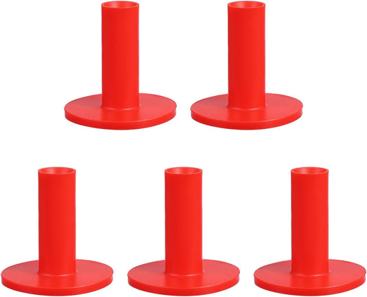Rubber golf tees 6x5 cm (5 stuks) - Oefen tees voor hitting mats - Golf balhouder driving range
