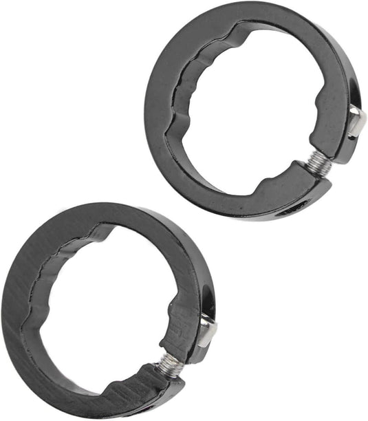 Fietshandvat klemringen 2 stuks van aluminium voor 22,2 mm fietssturen – gripvergrendeling – stuurklemmen
