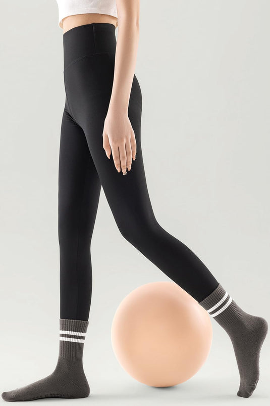Pilates antislip sokken 3 paar met siliconen grip – yoga sokken – fitness sokken