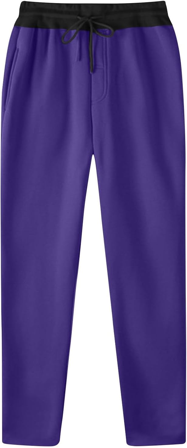 Laden Sie das Bild in Galerie -Viewer, Heren joggingbroek van polyester met elastische tailleband en zakken – sportbroek – trainingsbroek
