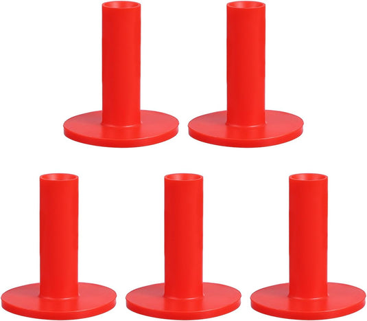 Rubber golf tees 6x5 cm (5 stuks) - Oefen tees voor hitting mats - Golf balhouder driving range