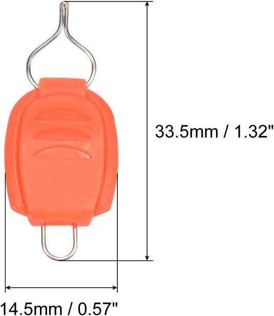Schnurhalter 10 Stück für Baitcasting-Rollen schwarz – Schnurclips – Angelschnurstopper – Angelzubehör