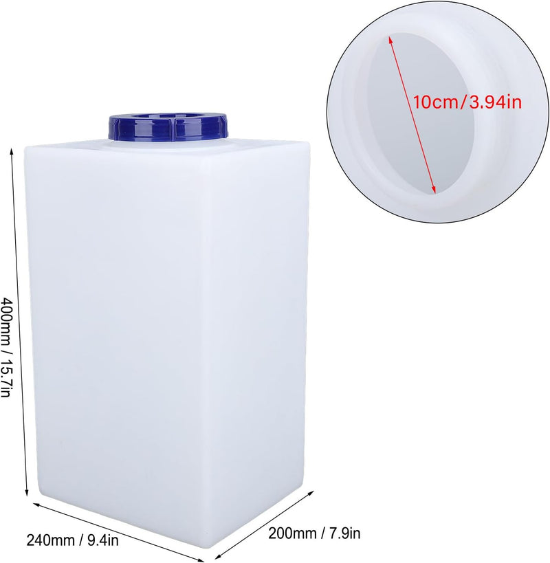 Charger l’image dans la visionneuse de galerie, Réservoir d’eau de 20 litres en plastique LLDPE robuste avec large ouverture de remplissage pour camping-car et bateau – réservoir d’eau – matériel de camping
