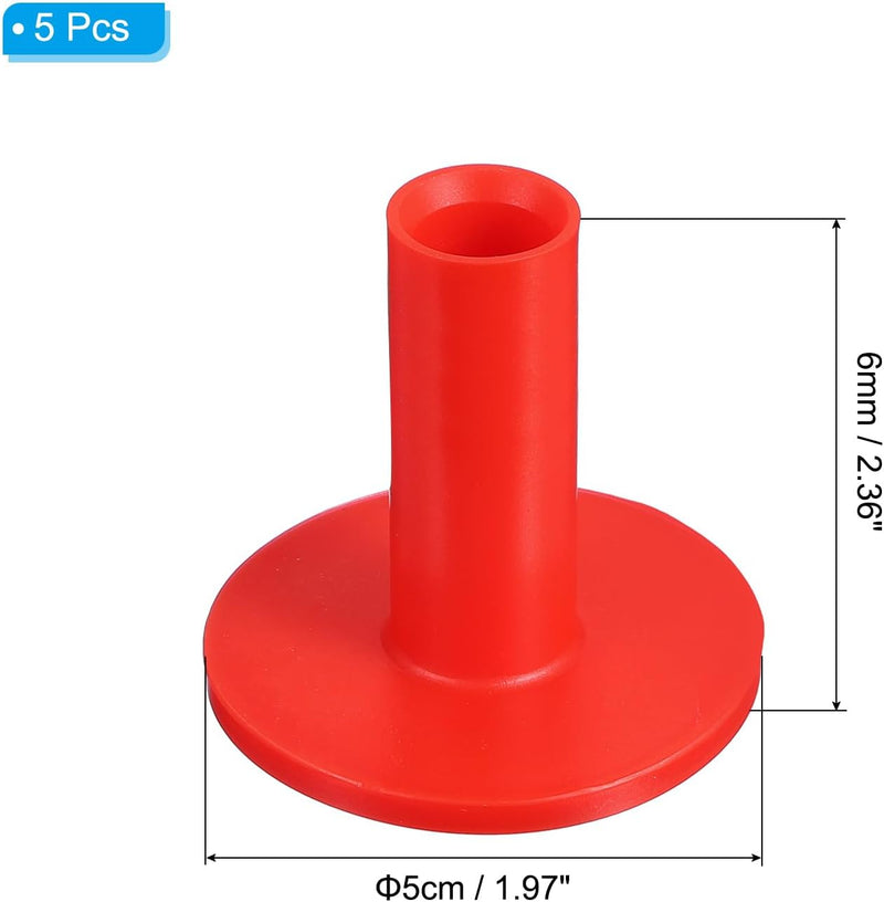Laad afbeelding in Galerijviewer, Rubber golf tees 6x5 cm (5 stuks) - Oefen tees voor hitting mats - Golf balhouder driving range
