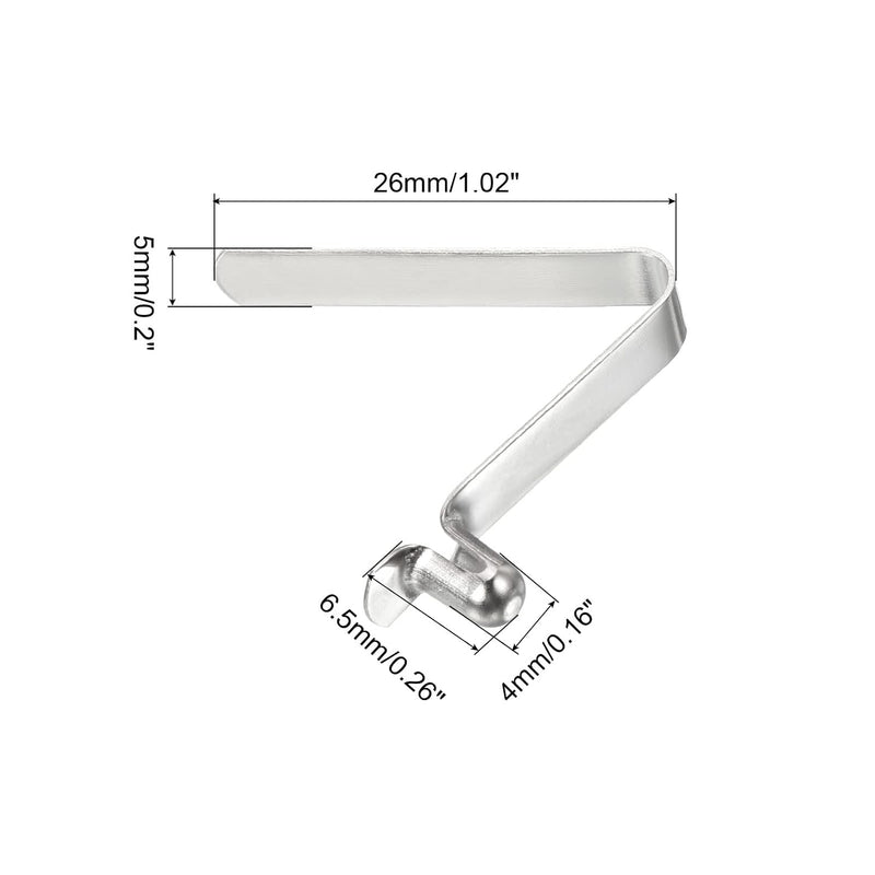 Laad afbeelding in Galerijviewer, Veerklemmen voor telescopische buizen 8x5,5 mm (8 stuks) - Kajak peddel borgpennen - Tentpaal borgclips staal
