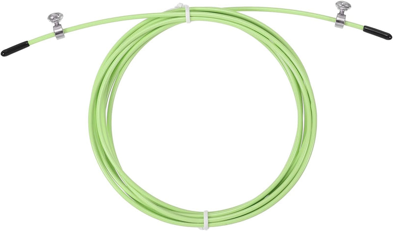 Załaduj obraz do przeglądarki galerii, Speed jump rope vervangingskabel 3 meter x 2,5 mm lichtgroen – springtouw kabel – fitness accessoires
