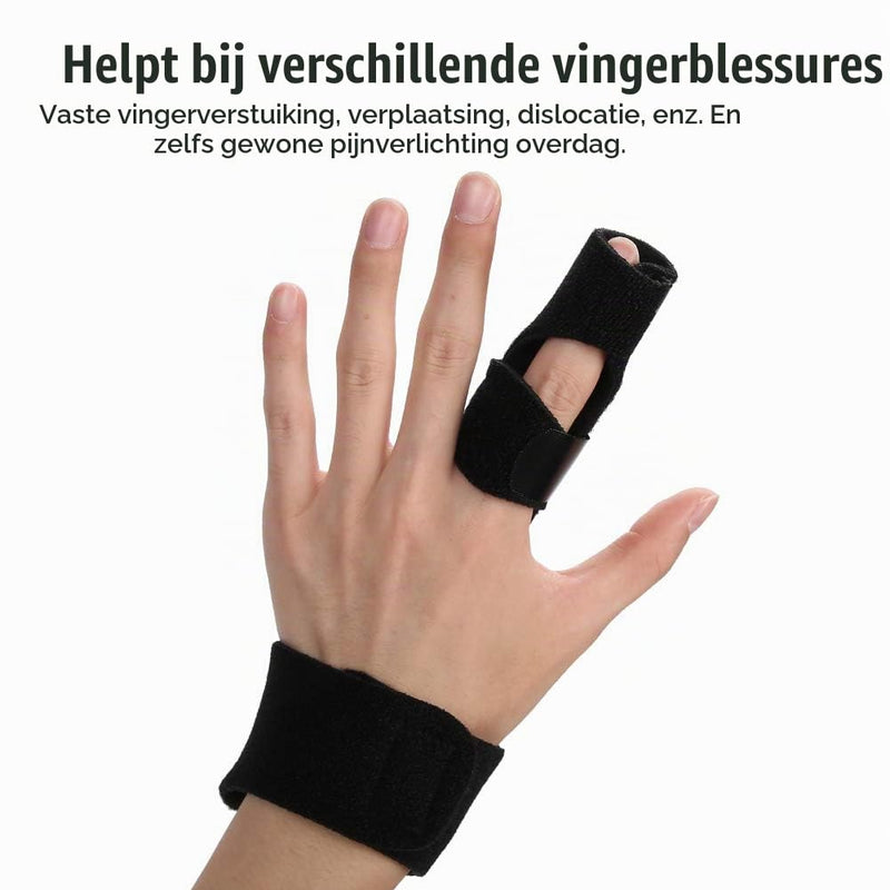 Bild im Galerie-Viewer laden, Verstellbare Fingerschienen, 2 Stück, mit Metallverstärkung und Klettverschluss – Fingerschiene – Fingerstütze

