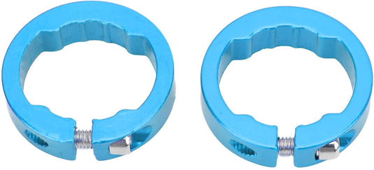 Fietshandvat klemringen 2 stuks van aluminium voor 22,2 mm fietssturen – gripvergrendeling – stuurklemmen