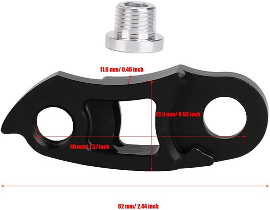 Extension de dérailleur arrière en aluminium CNC pour VTT et vélo de course – extension de dérailleur – transmission de vélo