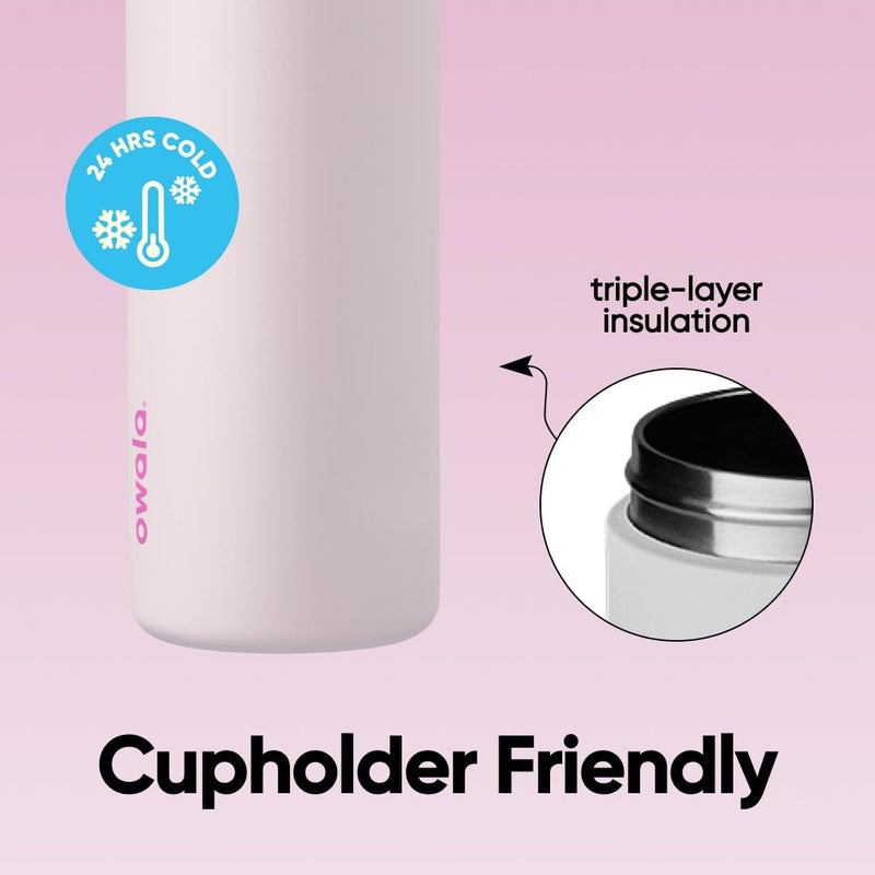 Laden Sie das Bild in Galerie -Viewer, Geïsoleerde RVS drinkfles 710 ml met rietje en lekvrije dop – waterfles – thermosfles

