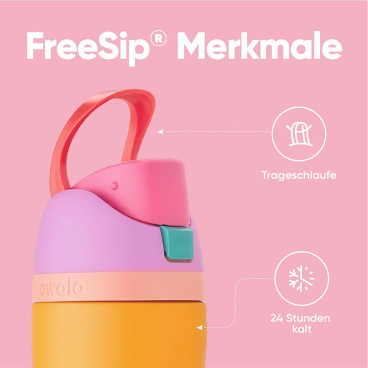 Geïsoleerde RVS drinkfles 710 ml met rietje en lekvrije dop – waterfles – thermosfles