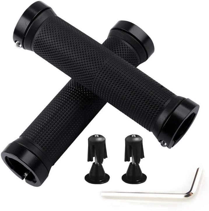 Load image into Gallery viewer, Fietshandvatten set 22 mm zwart antislip
