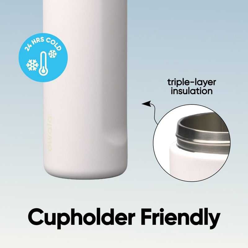 Laden Sie das Bild in Galerie -Viewer, Geïsoleerde RVS drinkfles 710 ml met rietje en lekvrije dop – waterfles – thermosfles
