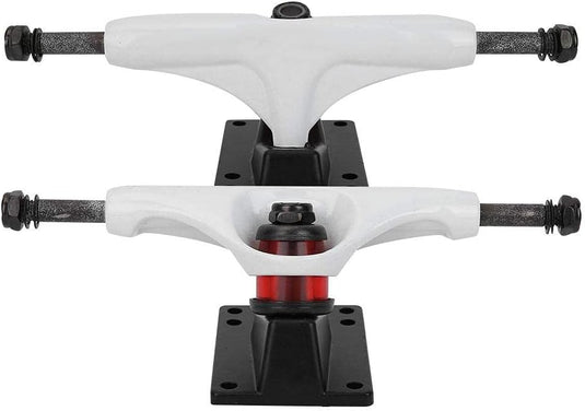 Skateboard truck van aluminium-magnesiumlegering wit – longboard truck – skateboard accessoires