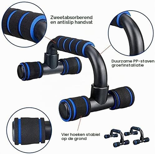 Laad afbeelding in Galerijviewer, Fitness trainingsset 7-in-1 met ab roller push-up bars en springtouw – fitness set – buikspiertrainer
