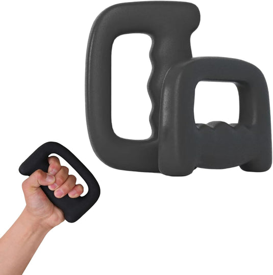 Neopreen dumbbells met D-greep set van 2 stuks