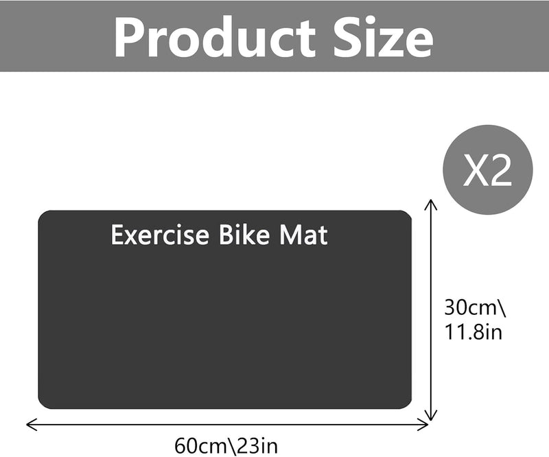 Chargez l'image dans la visionneuse de la galerie, Beschermmatten fitnessapparatuur 2 stuks – 60 x 30 cm – 3 mm rubber – antislip vloermat voor hometrainer en loopband
