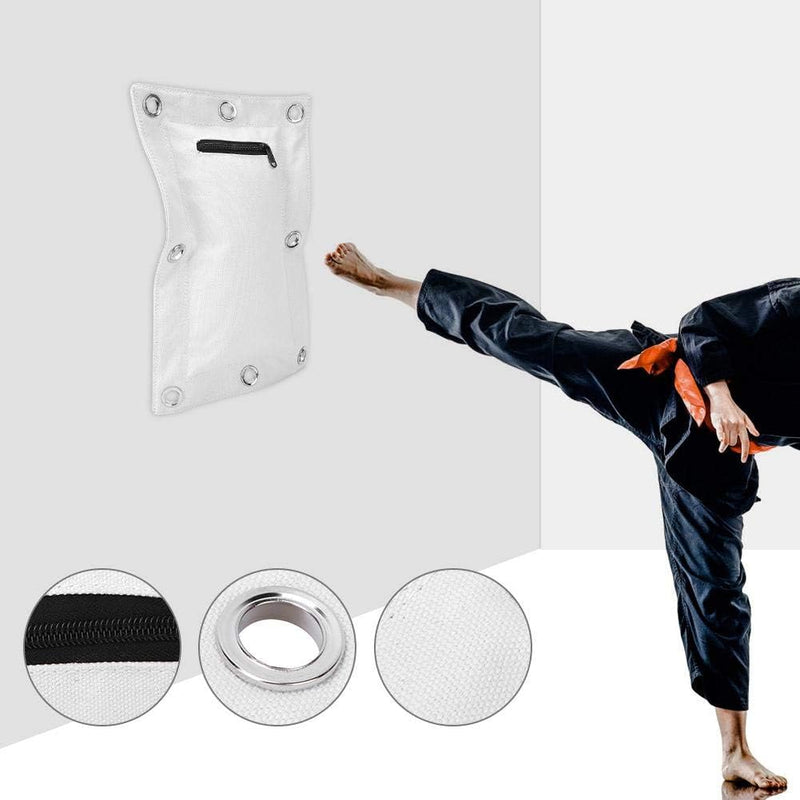 Load image into Gallery viewer, Lege zandzak Wandgemonteerde canvas bokszak met rits voor vechtsport Muay Thai Kung Fu Makiwara
