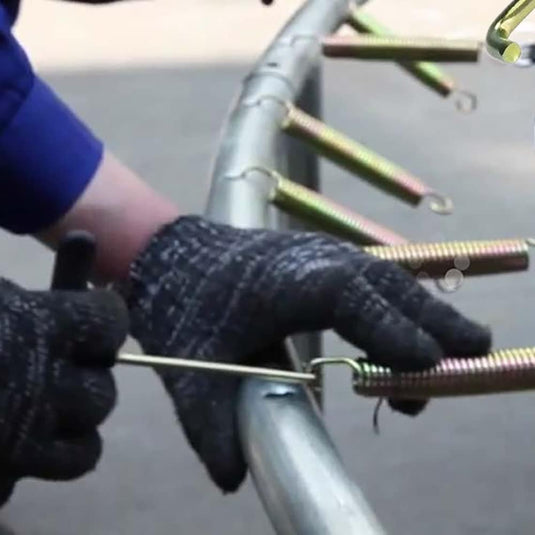 Trampoline T-haken 2 stuks voor montage en verwijderen van veren – veertrekker – trampoline gereedschap