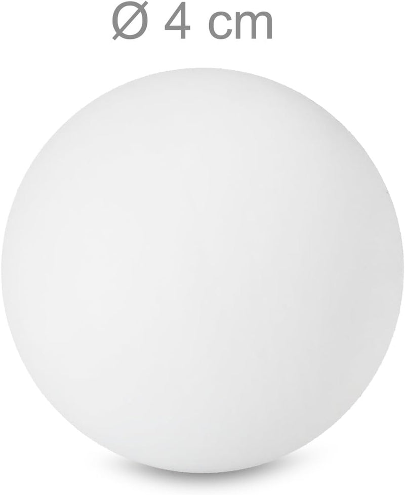 Load image into Gallery viewer, Relaxdays 100 x Plastic (PP) Beer Pong Balls without Registration, Each Diameter: 40 mm, White
