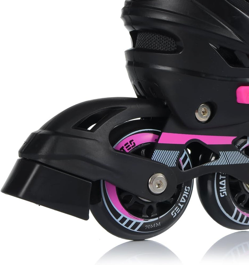 Laad afbeelding in Galerijviewer, Inlineskates, 4-in-1 rolschaatsen, inline skates, schaatsen, verstelbaar, voor kinderen en volwassenen, ABEC7 lagers, maten 29-43
