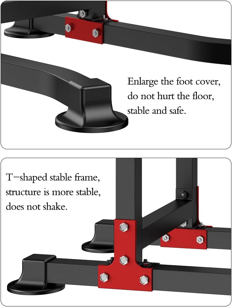 Laad afbeelding in Galerijviewer, Power tower met verstelbare optrekstang en dip station tot 150 kg – pull-up bar – krachtstation
