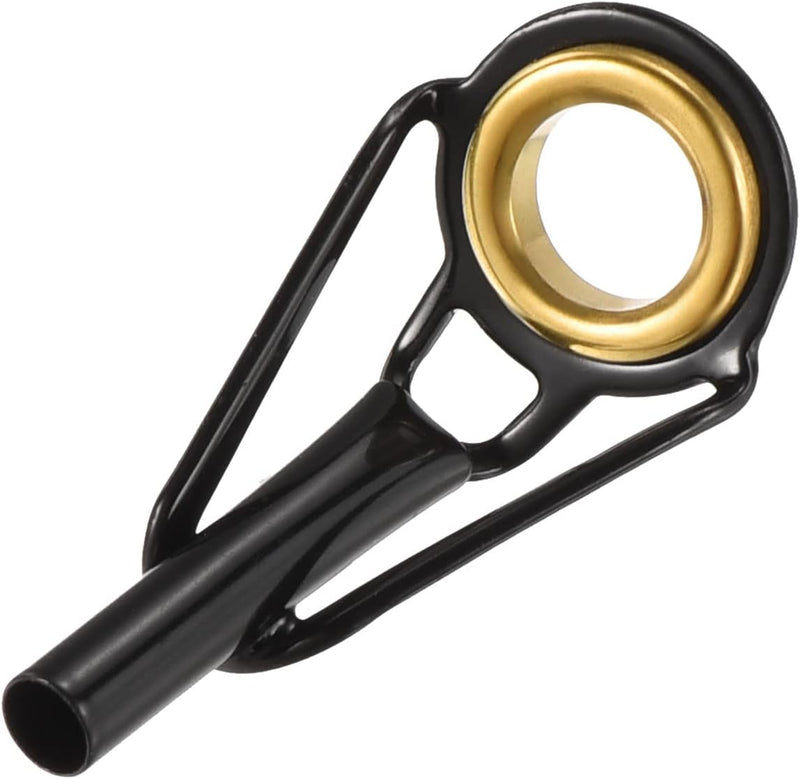 Load image into Gallery viewer, Hengel topogen 3 stuks 1 mm van roestvrij staal zwart-goud – hengeltop reparatieset – visaccessoires
