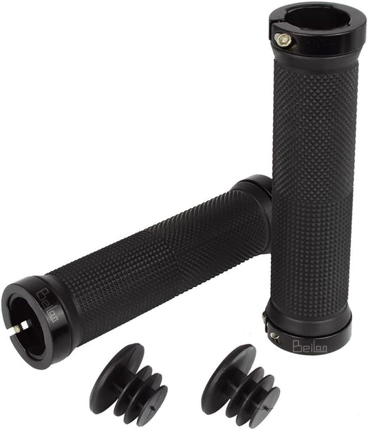 Fietshandvatten set 22 mm zwart antislip
