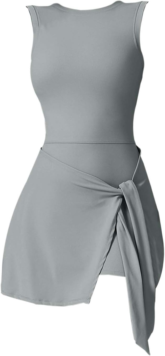 Load image into Gallery viewer, Dames sportjurk met bandjes en open rug voor tennis en fitness – tennisjurk – sportjurk
