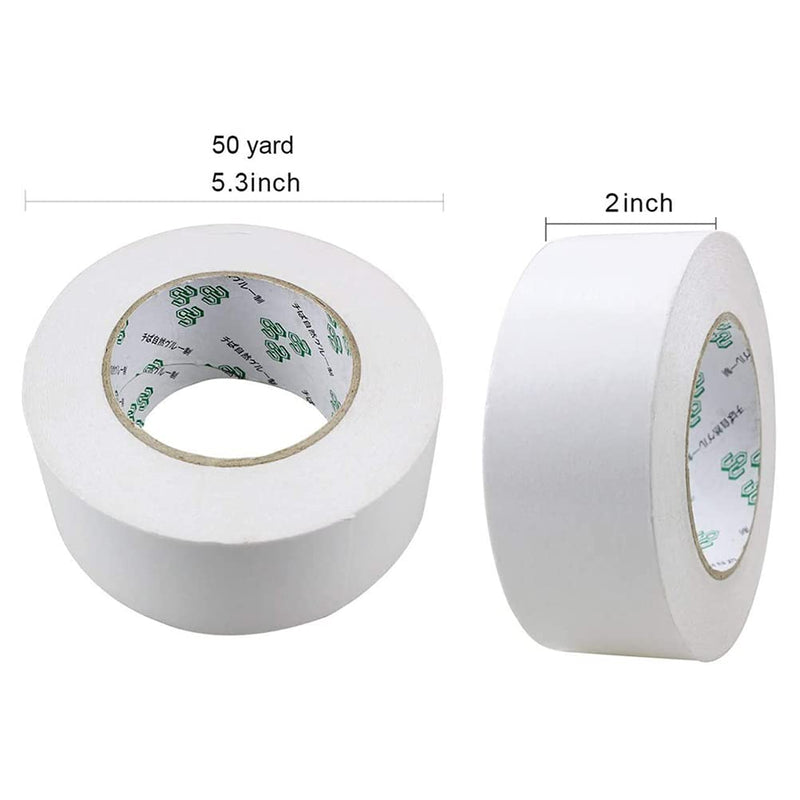 Load image into Gallery viewer, Dubbelzijdige golf griptape 50 mm x 50 m – wit
