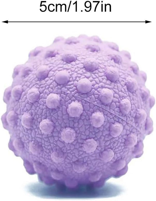 Stekelige massageballen set van 2 stuks 5 cm